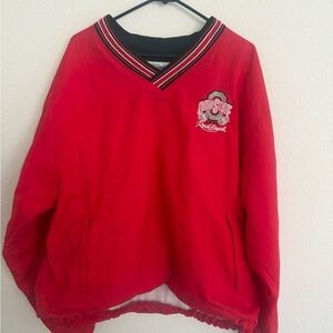Champion Red Windbreaker Jacket Ohio state football